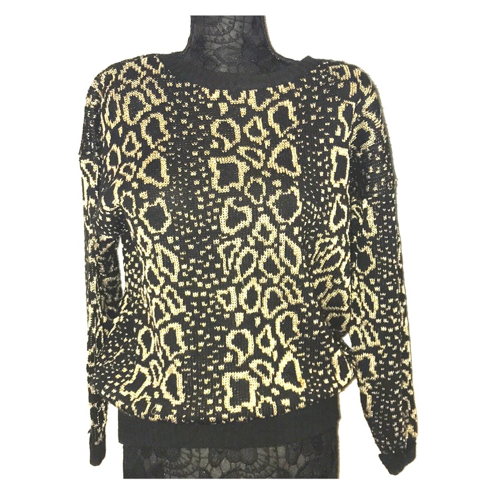Vintage Metallic Sweater